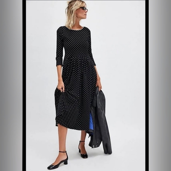 Free People Two Timin Midi Dress - Picture 4 of 8